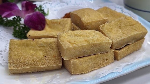 食谱：原味干煎豆腐