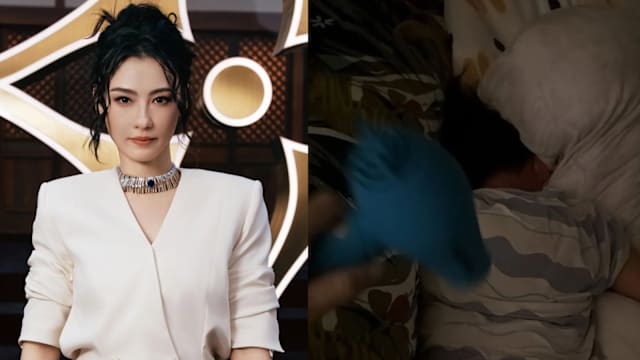小儿子黑雨染病，张柏芝使古法姜疗驱寒