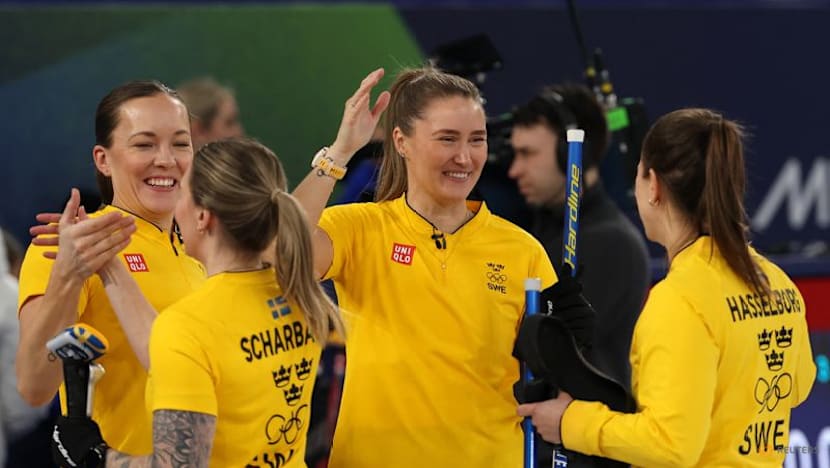 Curling-Sweden's Team Hasselborg bring 'circus' to Winter Games