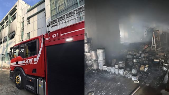 双溪加株弯工业建筑起火