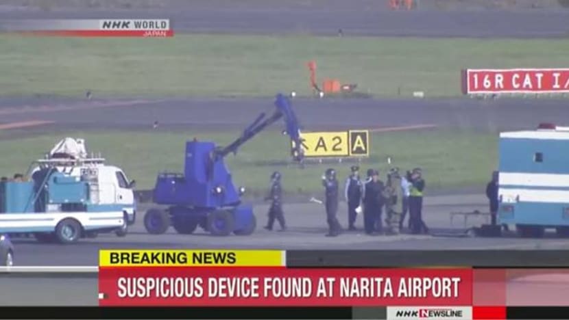 Gara-gara penemuan 'bom', landasan lapangan terbang Narita ditutup Gara-gara penemuan 'bom', landasan lapangan terbang Narita ditutup