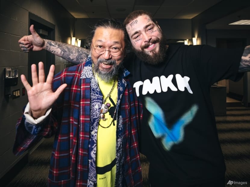Takashi Murakami, Post Malone unite in 'flower-butterfly' collaboration Takashi Murakami, Post Malone unite in 'flower-butterfly' collaboration