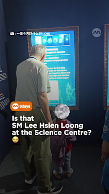 Singaporeans can’t get enough of these wholesome sightings #8dayssg #8dayssgtrending #leehsienloong #sciencecenter #sgfyp 