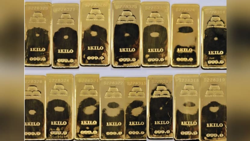 UK seizes 15 gold bars from Singaporean woman; items linked to money laundering network UK seizes 15 gold bars from Singaporean woman; items linked to money laundering network