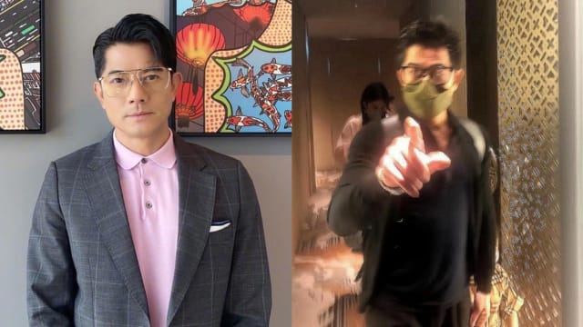 疑不满一家聚餐被偷拍　郭富城霸气护妻女