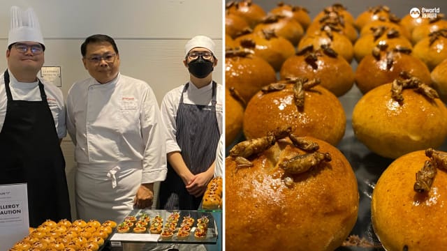 蟋蟀包首亮相 淡马锡理工研发昆虫料理