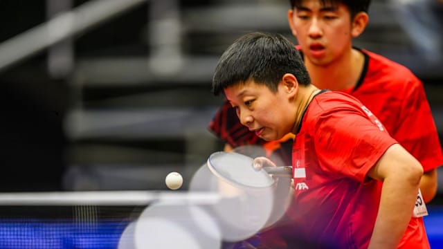 直落三局战胜马国组合 我国乒乓球混合双打摘下金牌
