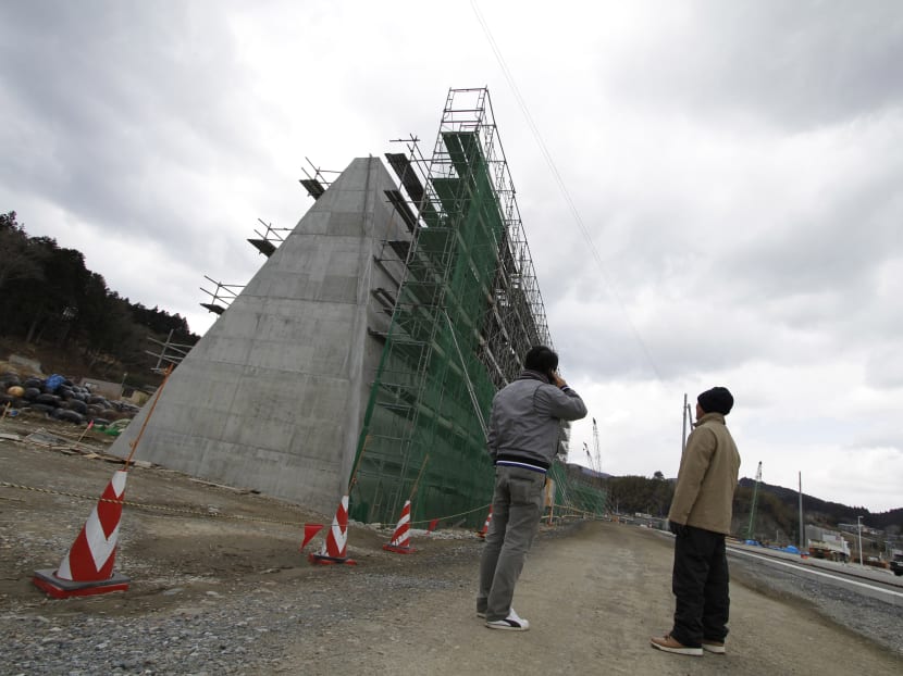 Japan opts for massive, costly sea wall to fend off tsunamis