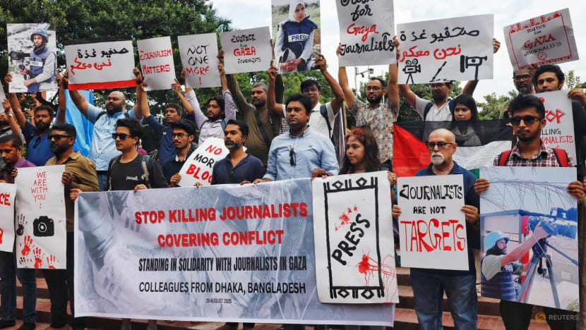 International media protest over journalist deaths in Gaza International media protest over journalist deaths in Gaza