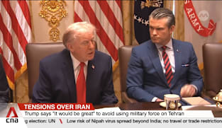 Trump urges Iran to do 'two things' to avoid military action