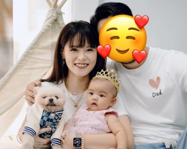 Former actress Jayley Woo reveals husband’s face and name on their daughter’s 100th day celebration