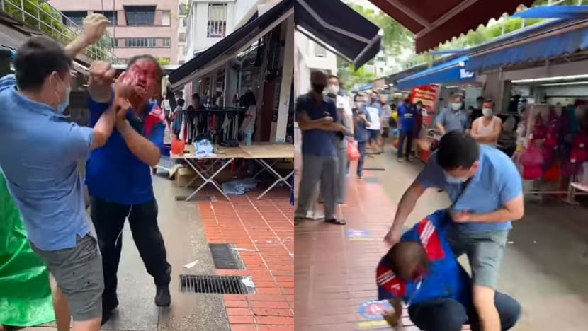 2 men arrested after Serangoon Central fight