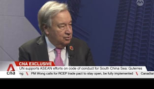  UN chief touches on crisis in Myanmar and South China Sea tensions in exclusive interview with CNA