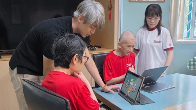 碧山智障之家同新科大开发游戏应用 加强年长住户认知能力和情感健康