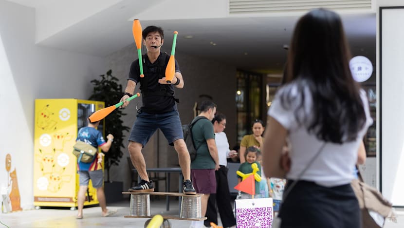 He left the corporate world to be a busker. Nearly 30 years on, he's still chasing the next trick