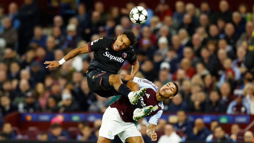 Villa down Bologna 2-0 to remain perfect in Champions League