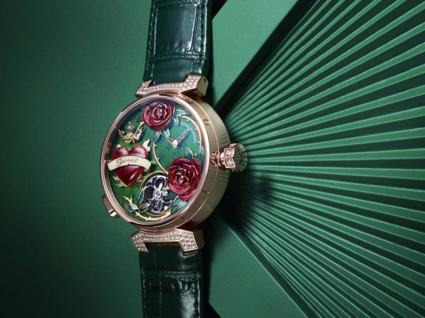 Louis Vuitton packs on the drama with a trio of watches that bloom, glower and glow Louis Vuitton packs on the drama with a trio of watches that bloom, glower and glow