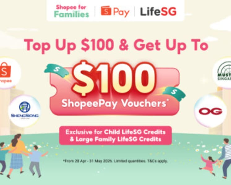 Shopee sees families stretch LifeSG credits further through planned spending and ShopeePay top-ups