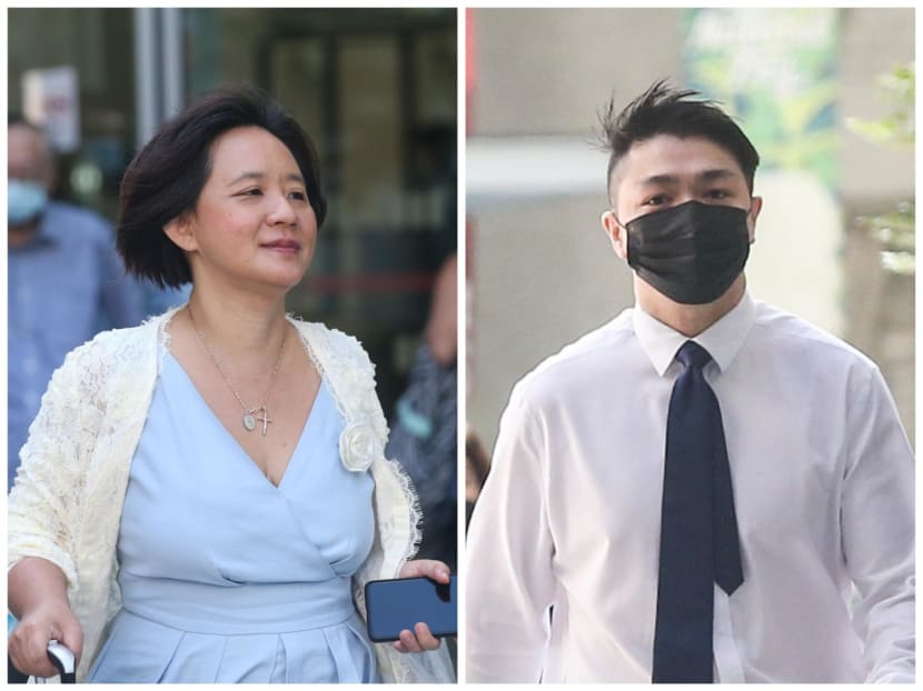Iris Koh (left) and Jipson Quah at the State Courts on July 27, 2022. Iris Koh (left) and Jipson Quah at the State Courts on July 27, 2022.