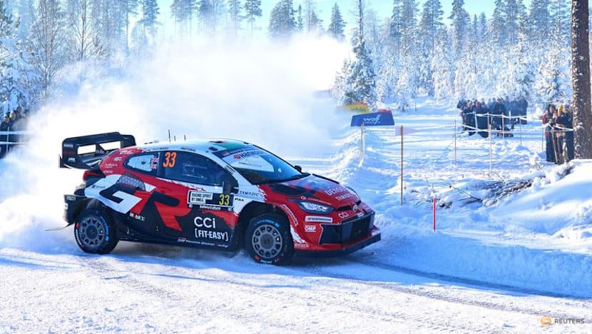 Rallying-Evans leads Toyota quartet into final day in snowy Sweden