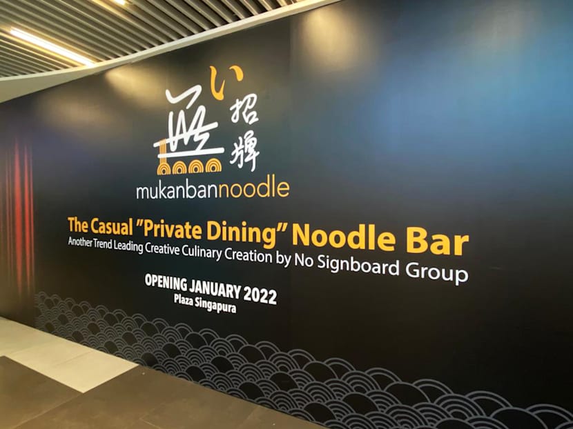 No Signboard Opening New Orchard Rd &lsquo;Solo Booth Dining&rsquo; Noodle Bar Amidst Financial Woes