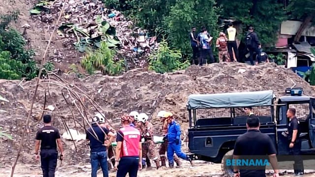 马国沙巴州土崩死亡人数增加至七人 包括四名儿童