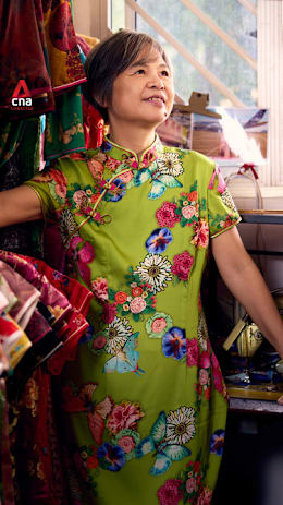 Cheongsam tailor in Singapore spent 50 years mastering her craft – and she’s now retiring