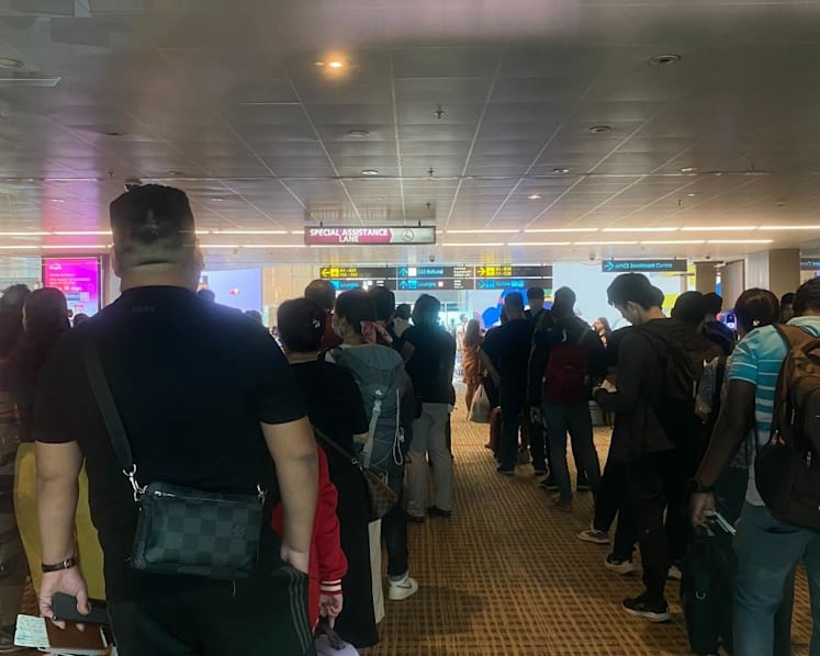 21 passengers missed flights at Changi Airport Terminal 4 during immigration clearance disruption in March
