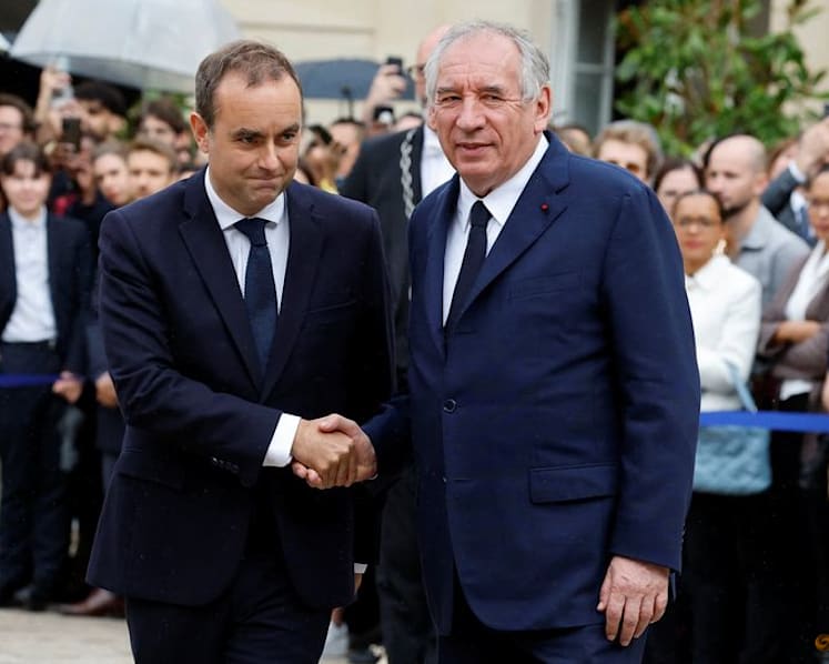 France's new prime minister takes office amid anti-government protests
