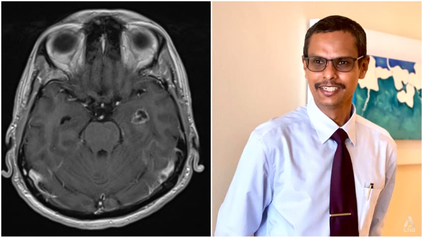 He became abusive to his wife and kids. A brain tumour could have been the cause