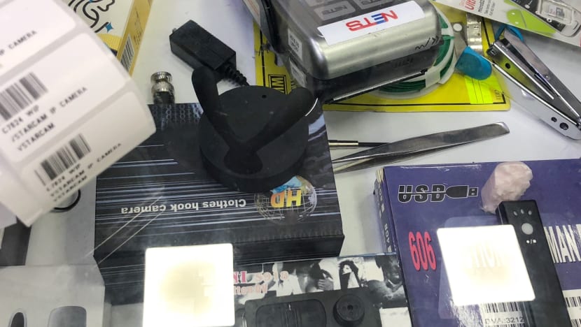 ‘Hook camera’ used by man to film in Starbucks toilet easily available online, at Sim Lim Square