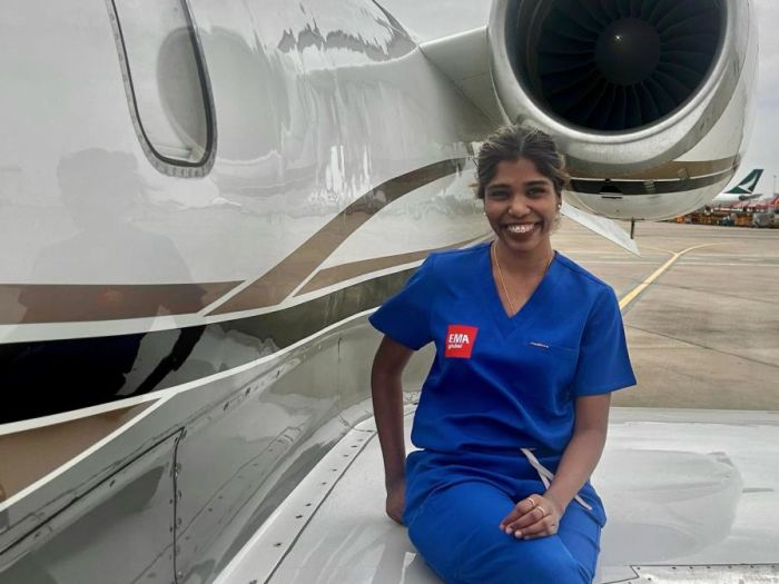 Soaring to save lives: The flight nurse who flies around the world responding to medical emergencies