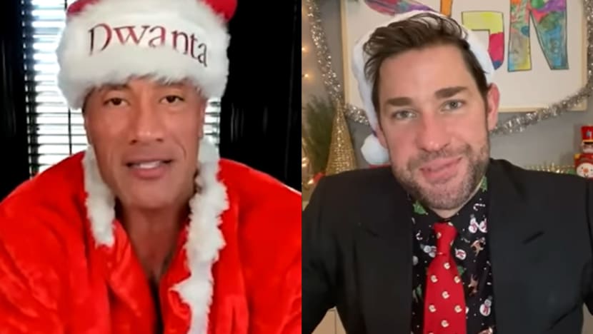 Dwayne Johnson, John Krasinski Save Single Dad's Christmas Dwayne Johnson, John Krasinski Save Single Dad's Christmas