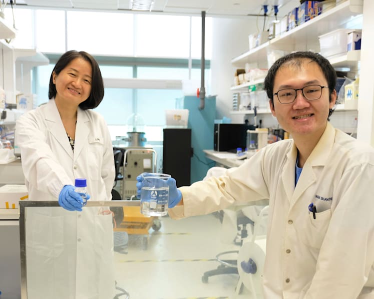 NTU scientists invent energy-saving liquid window