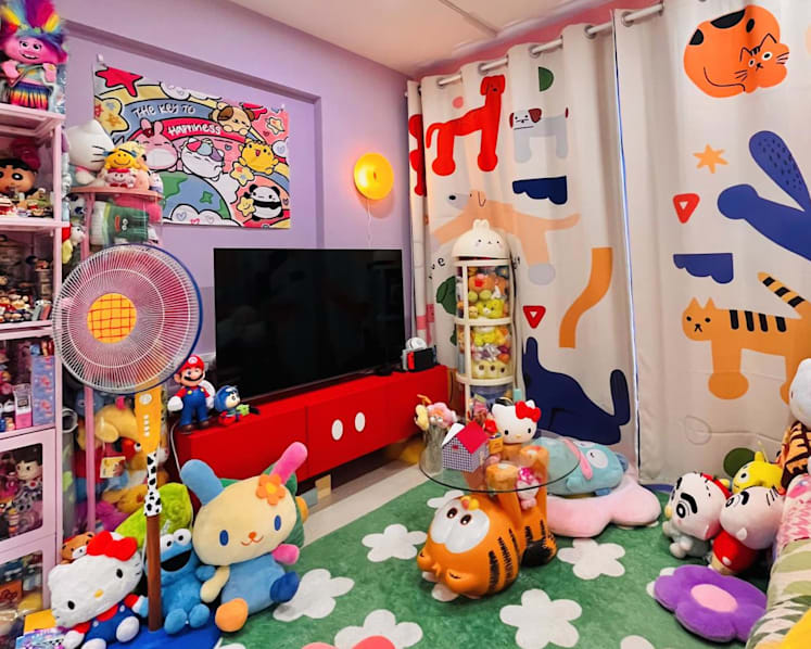 Overstimulating or cute? A couple's colourful, toy-filled BTO flat divides views on TikTok