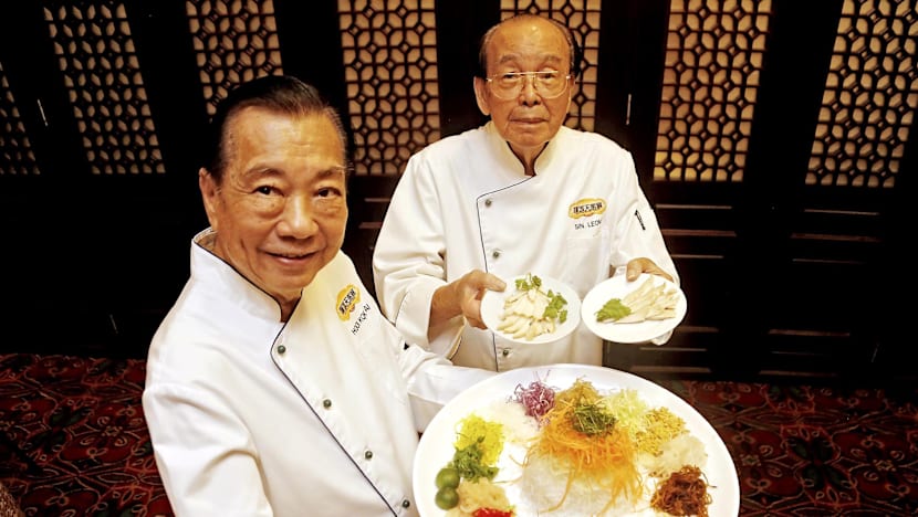 Toss the raw fish — heart of yusheng lies in the sauce