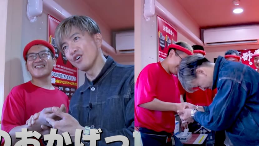 Takuya Kimura Shakes Hand Of Ramen Chef Who Was Embarrased About His “Dirty” Hands