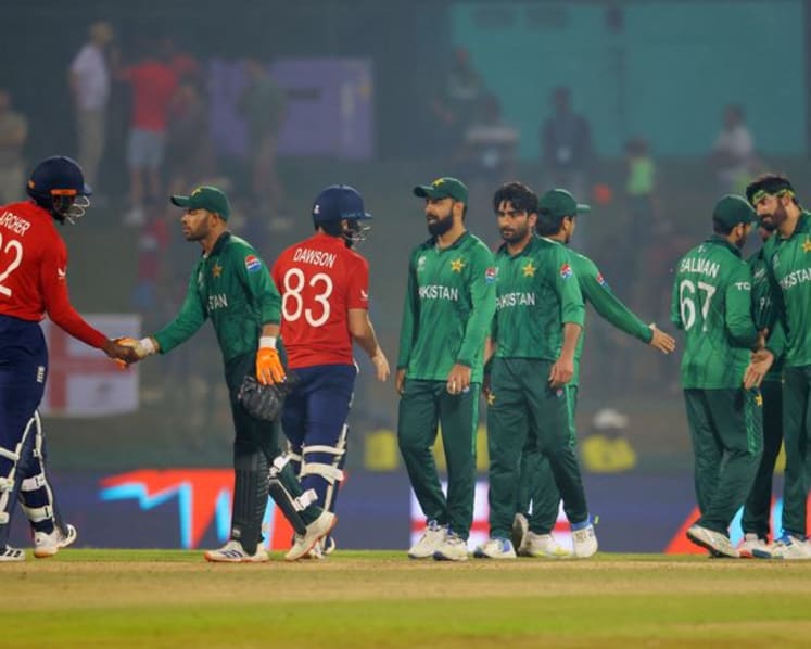 Brook ton leads England to nervy win over Pakistan and T20 World Cup semis