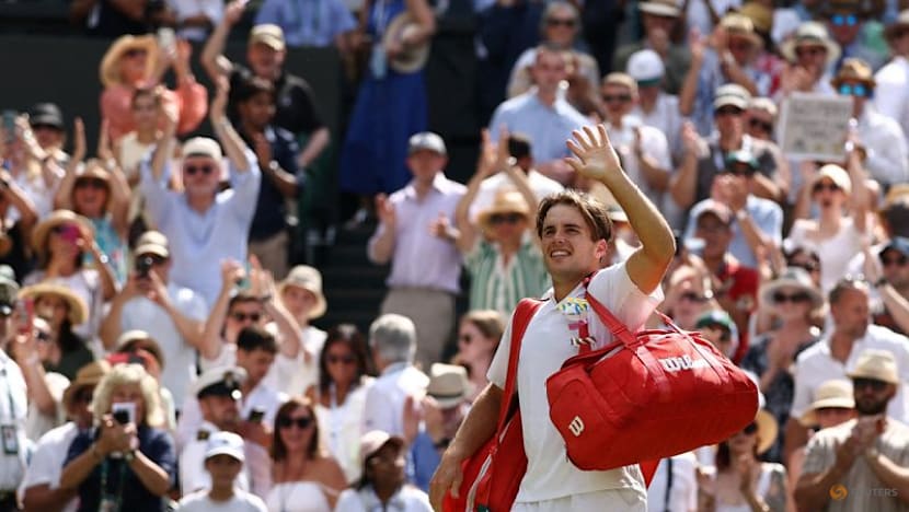 Home hope Fery traded a Greek beach for Wimbledon Centre Court