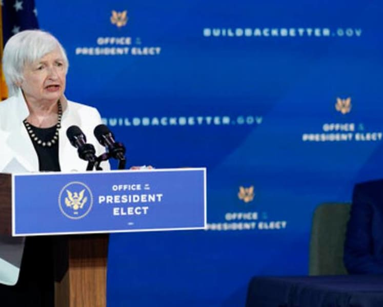 US Senate votes overwhelmingly to confirm Janet Yellen as first female Treasury chief