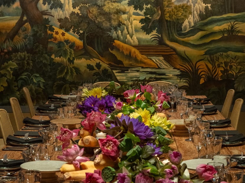 The unsung beauty of tropical food, ingredients and flowers come together at Senang Supper Club