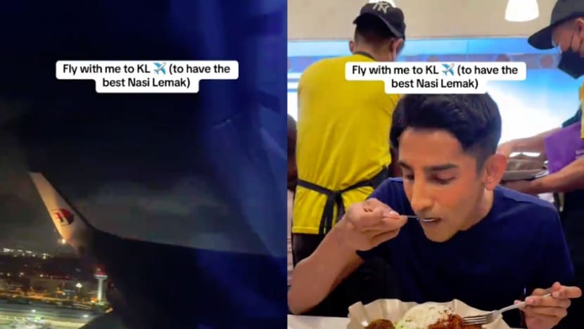 Lelaki SG ini terbang ke KL demi nasi lemak