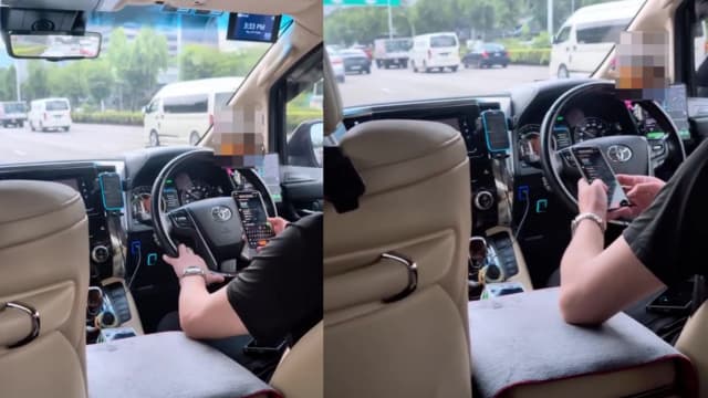 边开车边用手机发信息 Grab司机被暂停服务