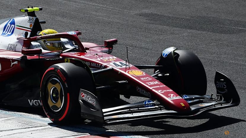Hamilton sees progress, boosted by a sea of red