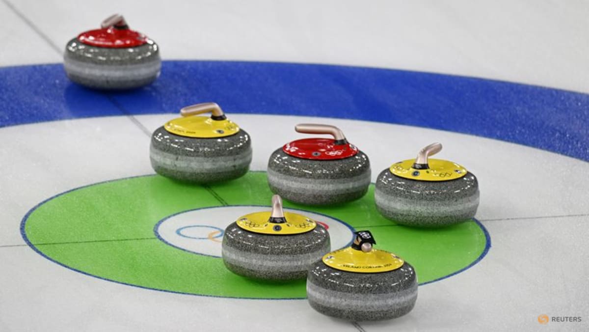 Curling-Electronic handles are a hit at Milano Cortina Games