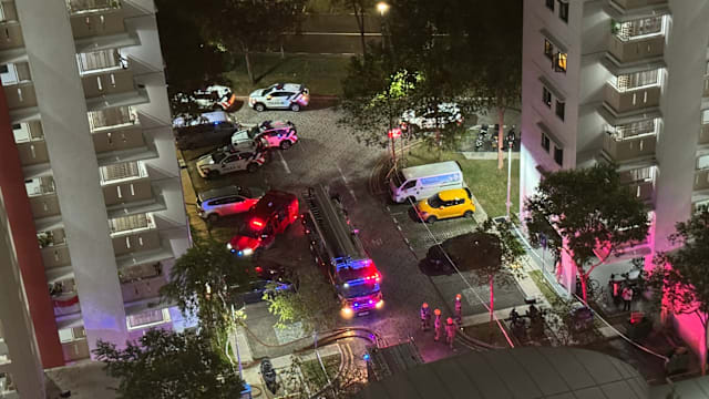 疑未熄灭物品所引起 义顺组屋火患一人送院