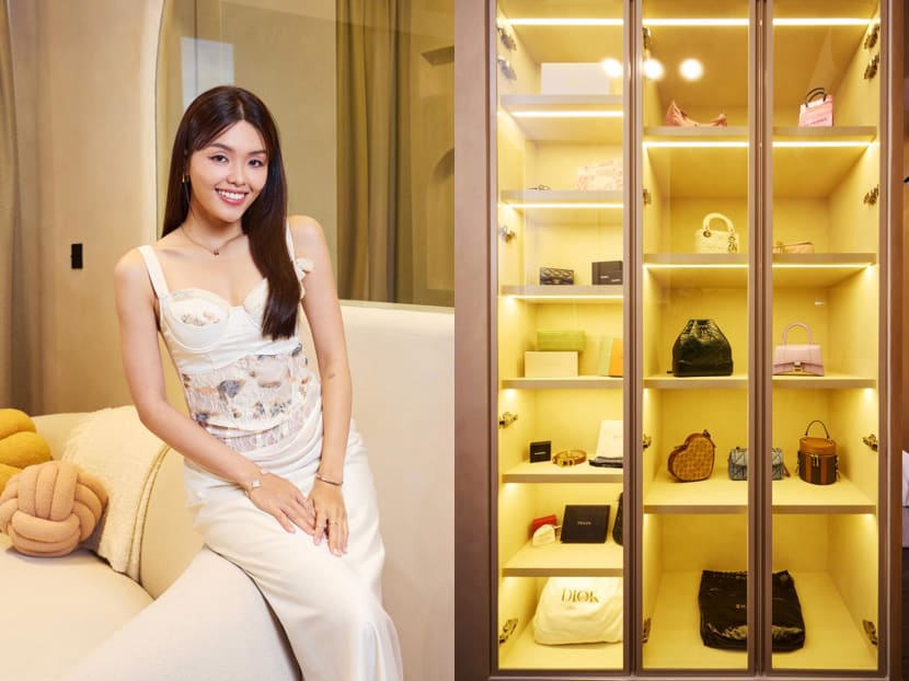 Yes 933 DJ Hazelle Teo's newly renovated condo has a S$3,000 smart toilet and purse display