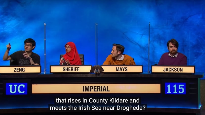 S'porean 'walking atlas' Max Zeng and Imperial College team advance to finals of British quiz show