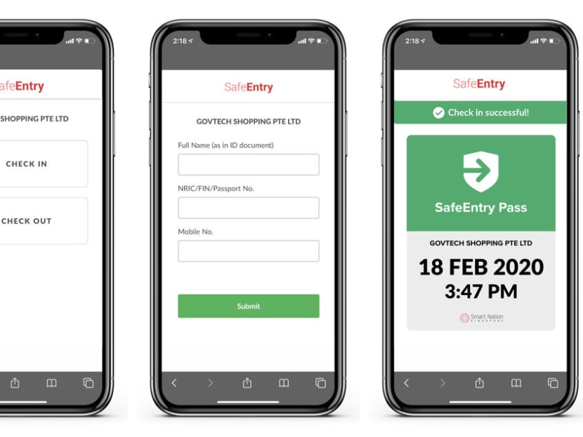 Users of recent iPhones with the latest iOS 14 software update can make use of a mobile application called Siri Shortcuts to use SafeEntry with added ease.