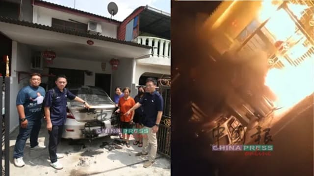 邻居在狮城借高利贷 新山七旬老妇住家遭纵火骚扰